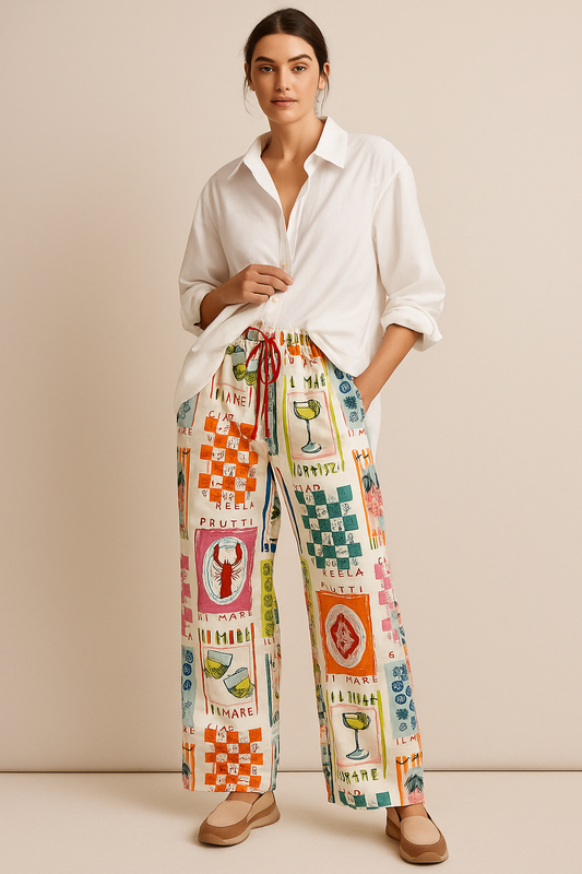 postcards from amalfi pants