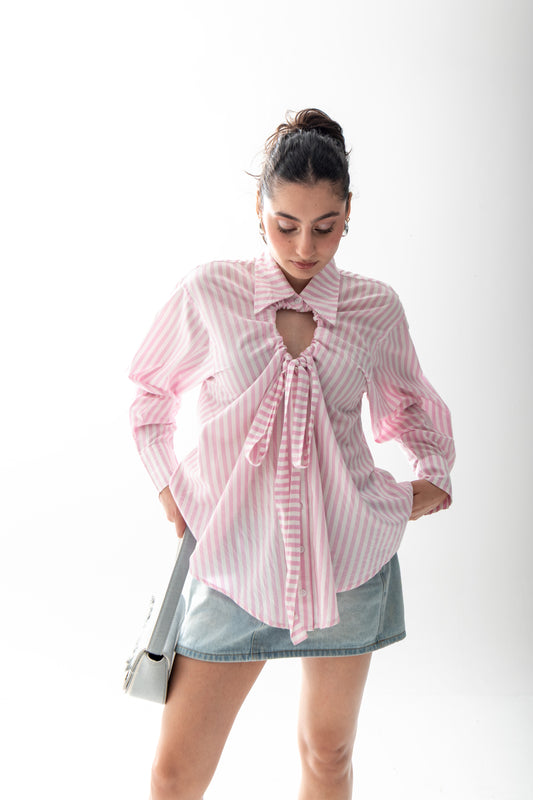 Ribbon & Rosè Shirt