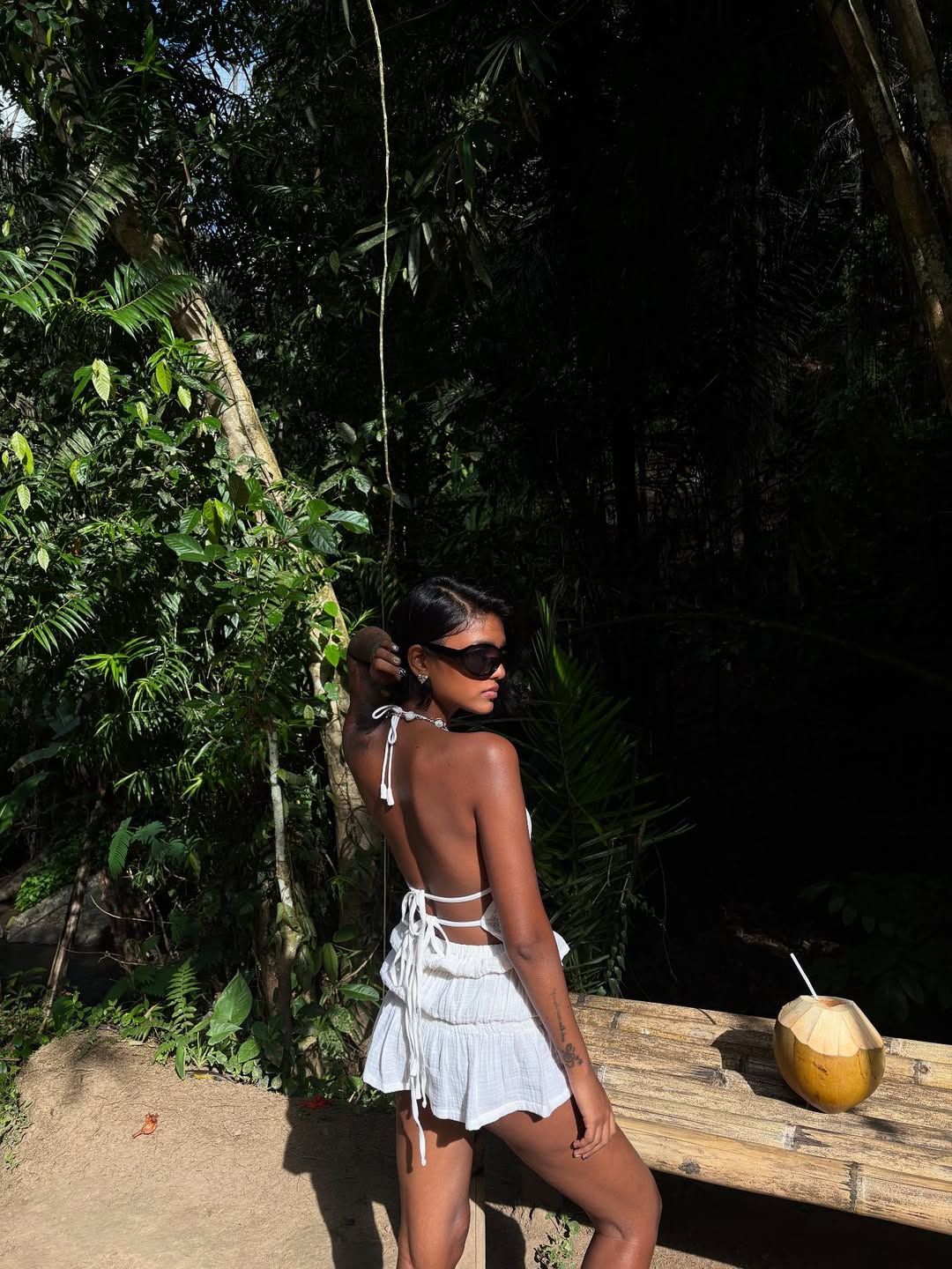 Ivory Strings Skirt