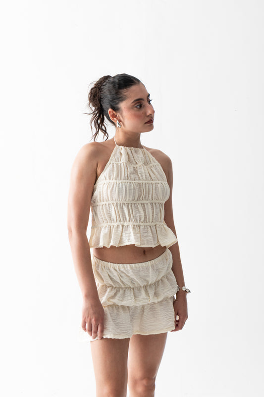 Ivory Strings Skirt