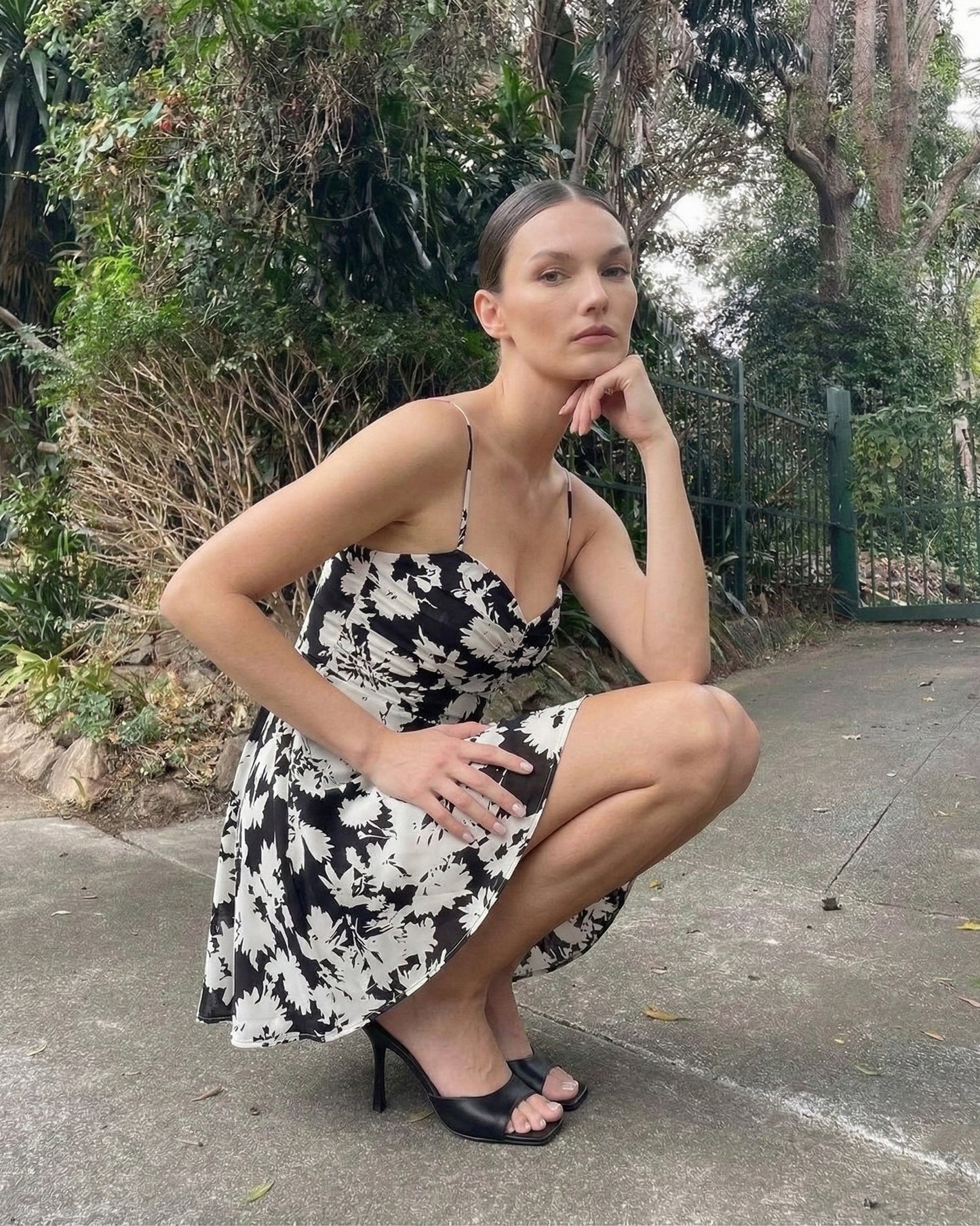 Midnight Botanica dress