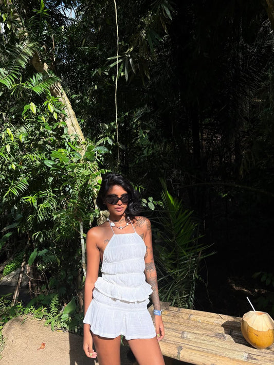 Ivory Strings Skirt